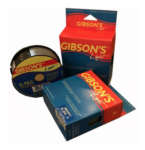 Nylon Monofilamento Gibsons Supreme Nacro Light 080 Pack X 3