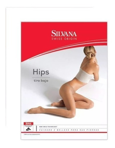 Media Panty Fina Tiro Bajo Hips Silvana 6425 H 