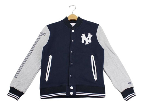 Jaqueta Moletom College Ny Yankees