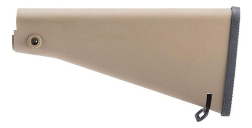 Stock M4 Dmr Airsoft Alta Qualidade Em Polimero E Metal Tan