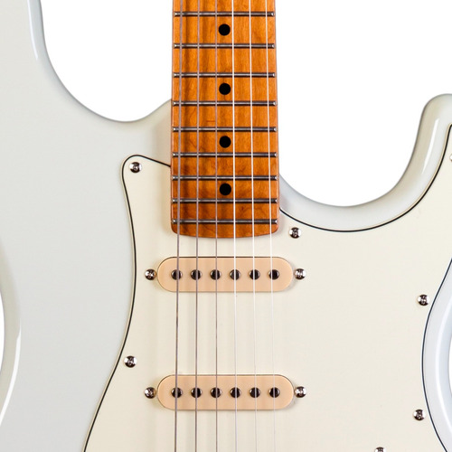 Jet Guitars Js400 C Moderno White Diestro Beige Palo De Rosa