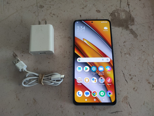 Celular Poco F3 Deep Ocean Blue 6+2gb Ram 128gb Rom Azul (Usado)