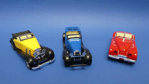 Carritos Clásicos De Metal , Escala 1:32 X 6 Unidades . (Usado)