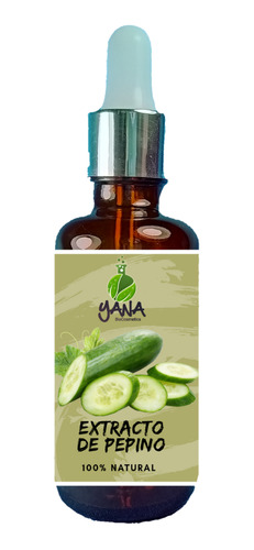 Extracto De Pepino 100% Natural  Hidratante Para Rostro