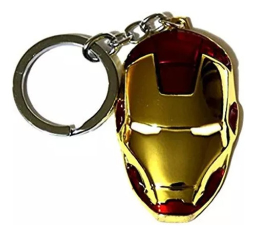 Llavero Metálico Ironman Dorado  Marvel  Avengers