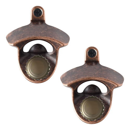 Abridor De Tapas De Cobre Vintage Para Montar En La Pared, M