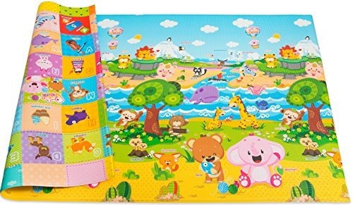 Baby Care Play Mat Espuma Piso Gimnasio - No Tóxico Reversib