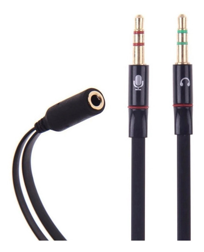 Cabo Adaptador P3 (p2 Combo) P/ Fone E Microfone Headset