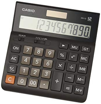 Calculadora Escritorio Casio Dh-12bk 12 Digitos Pila/solar