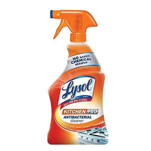 Lysol Kitchen Pro Antibacterial Kitchen Cleaner Spray, 22