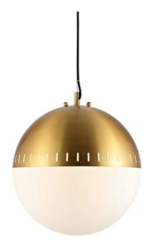 Jonathan Y Jyl9531a Colgante Led Art Deco Mid-century Globe