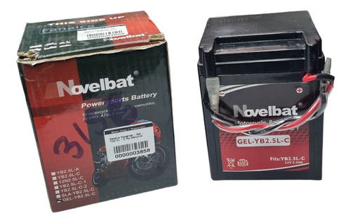 Bateria Novelbat Gel Yb2.5l C Original