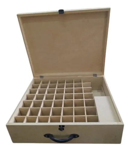 Valija Maletin Caja Madera Pinturas Manet 50 Compartimentos