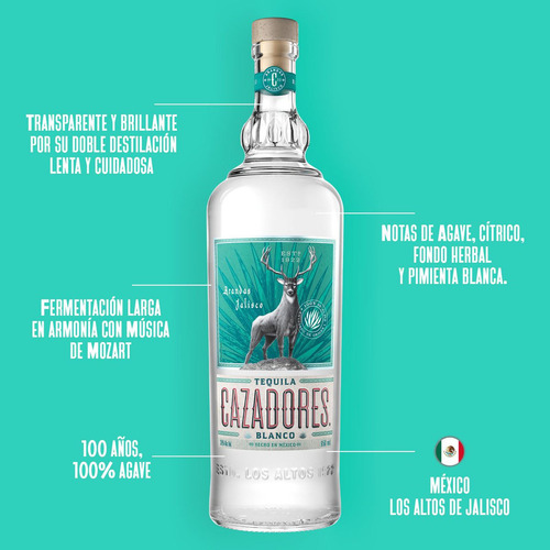 Cazadores Tequila Blanco 950ml
