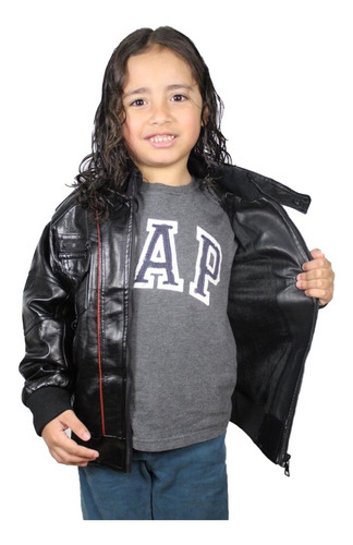jaqueta de couro infantil mercado livre