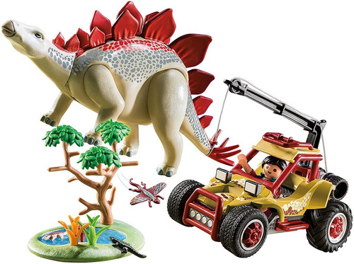 Playmobil 9432 Explorer Vehículo Con Stegosaurus En Stock!!!