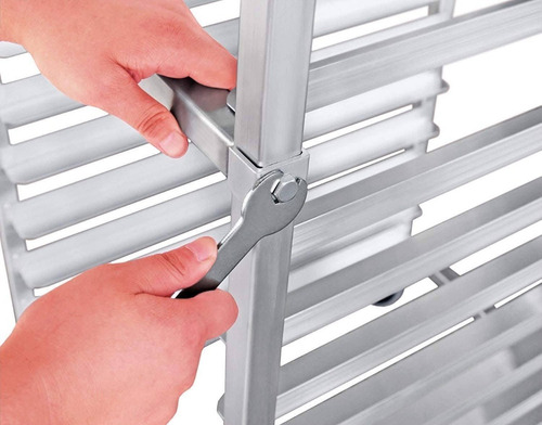 Carro Espiguero Migsa 6063-t5 Aluminio Charolas Rack Cocina