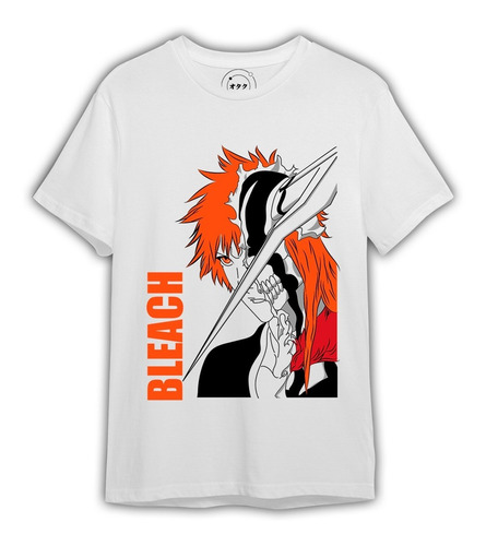 Polera Bleach Ichigo Vasto Lorde 100% Algodón Vinilo Textil