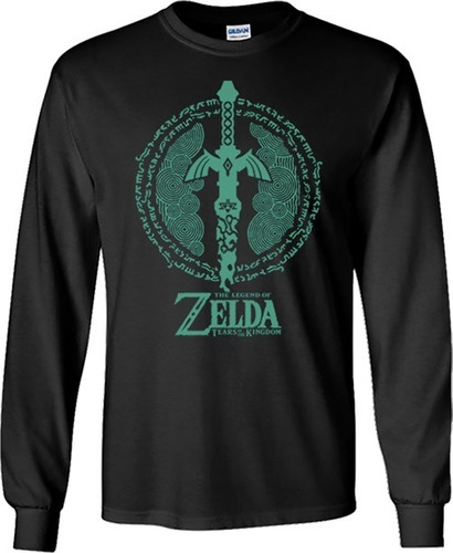 Playeras Zelda Manga Larga Para Hombre Y Mujer