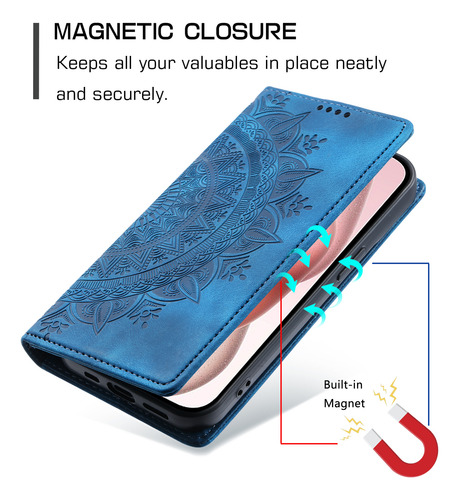 Funda De Piel Para Samsung Galaxy A15 A25 A35 A55 A54 A34 A24 A14 A04s A05s A13 A23 A33 A53 A52 Funda Tipo Cartera Con Tapa Magnética