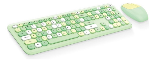 Mofii 666 Teclado Ratón Combo Inalámbrico 2,4 G Color Mixto