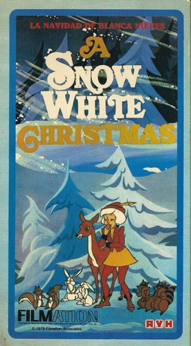 A Snow White Christmas Vhs Filmation Animación Navidad