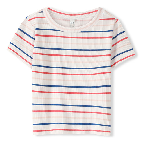 Blusa Playera Manga Corta C&a De Niña