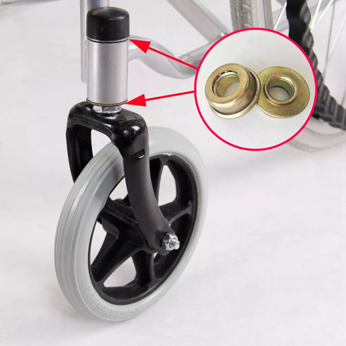 Rodamiento De Horquilla Delantera Para Silla De Ruedas De 8