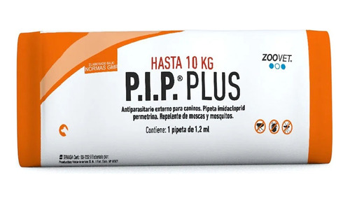 Antipulgas P.i.p. Plus Para Perros De 4 A 10kg