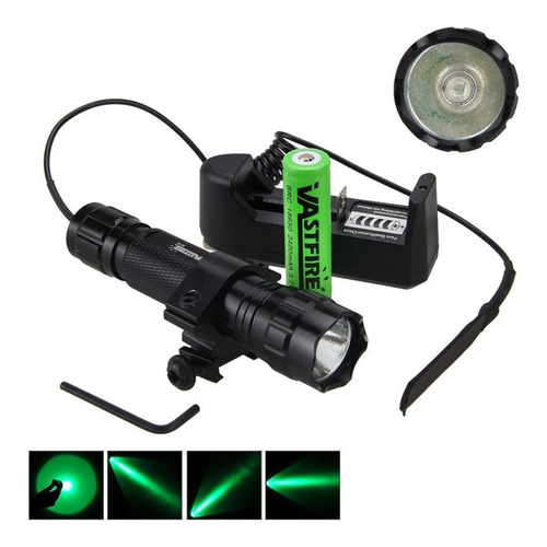 Linterna Para Arma De Caza Táctica Xm-l Q5 T6 Led De 5000 Lú