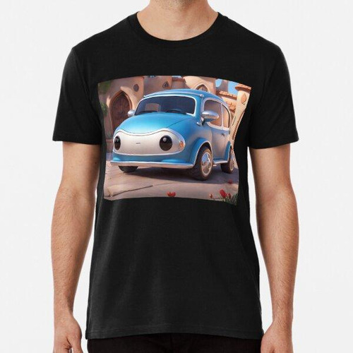 Remera Cartoon Car In The City Algodon Premium