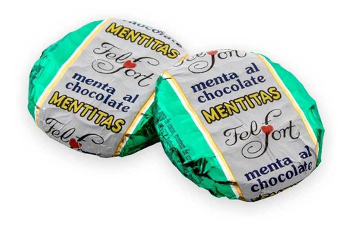Imagen 2 de 3 de Mentitas Felfort de Chocolate relleno de Menta con 30 unidades 480 g