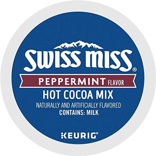 Swiss Miss Menta Chocolate Caliente Sola Porción Keurig K-cu