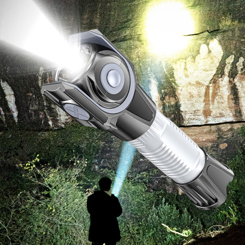 Linterna Led Exterior Con Rotación De 360 Grados, Recargable