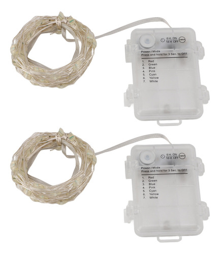 16 Opciones De Color Con Mando A Distancia Led De Guirnaldas