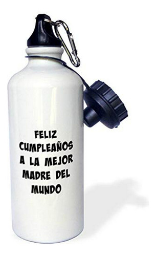 Botella De Agua Deportiva   Mejor Madre Del Mundo , 21 Oz, B