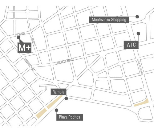Imagen 4 de 9 de Venta Apartamento Monoambiente Pocitos Edificio M+