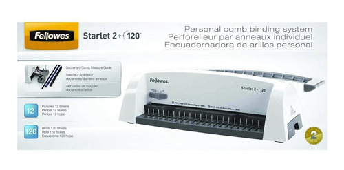 Engargoladora Fellowes Starlet 2+ 10hojas 120hojas 5227701