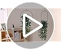 Juego De 2 Plantas Falsas Colgantes De Hiedra En Maceta Art