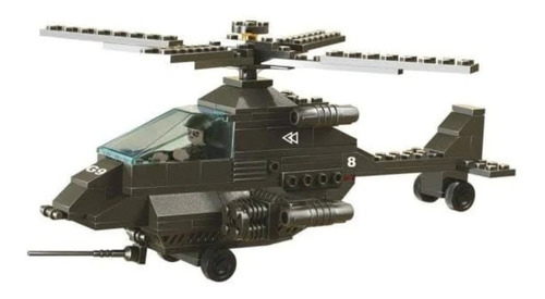 Sluban Army Helicóptero De Guerra Bloques De Construcción Cantidad De Piezas 158