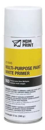 Mdmprint Spray Primer Blanco Acabado Mate 12 Oz