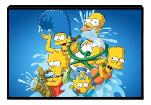 M Pintura De Diamante 5d Cuadro Los Simpsons 60x40cm