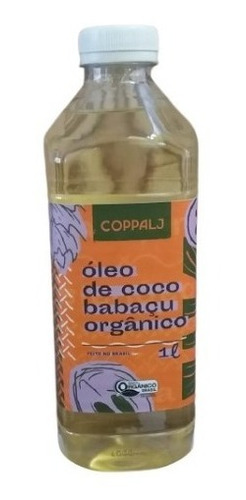 Óleo De Coco Babaçu - Orgânico 1 Litro