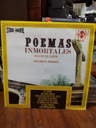 Jorge Manuel Hernández - Poemas Inmortales - Vinilo Lp 