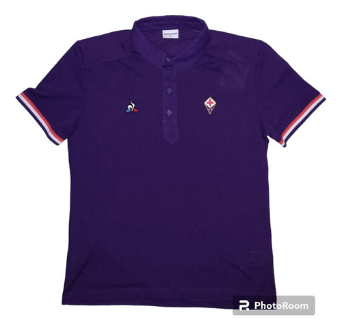 Playera Polo Fiorentina Ac, Italia, Original, Le Coq Sportif