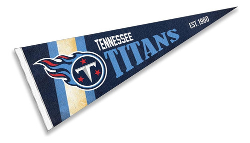 Tennessee Titans Throwback Vintage Retro Pennant Flag -...