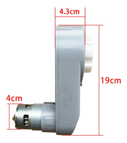 Caixa De Engrenagens De Motor De Alta Velocidade 24v Rs775 P