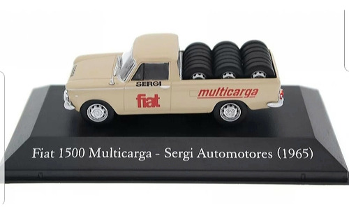 Fiat Pickup 1500 Año 1965 Esc. 1/43 De 10 Cm. Nueva.