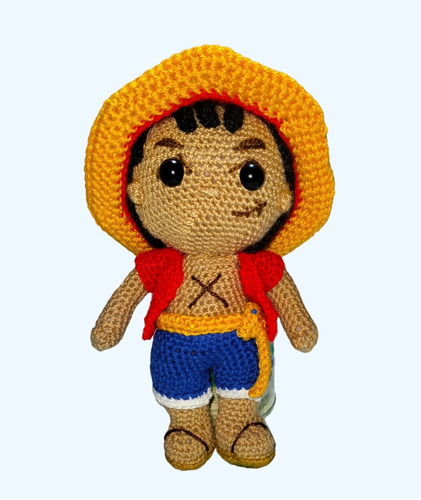 Peluche Monkey D. Luffy Amigurumi 