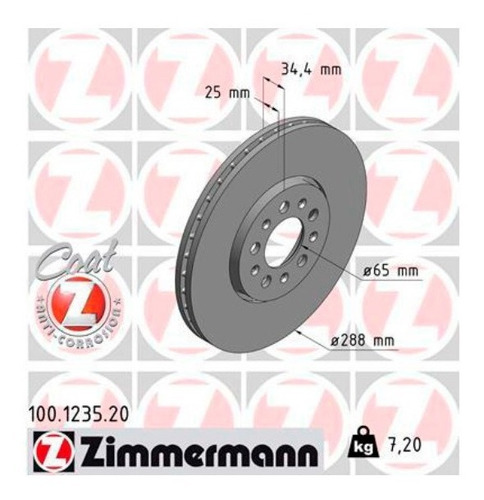 Par Disco De Freio Diant. Audi A3 1.8 1996-2004 8l